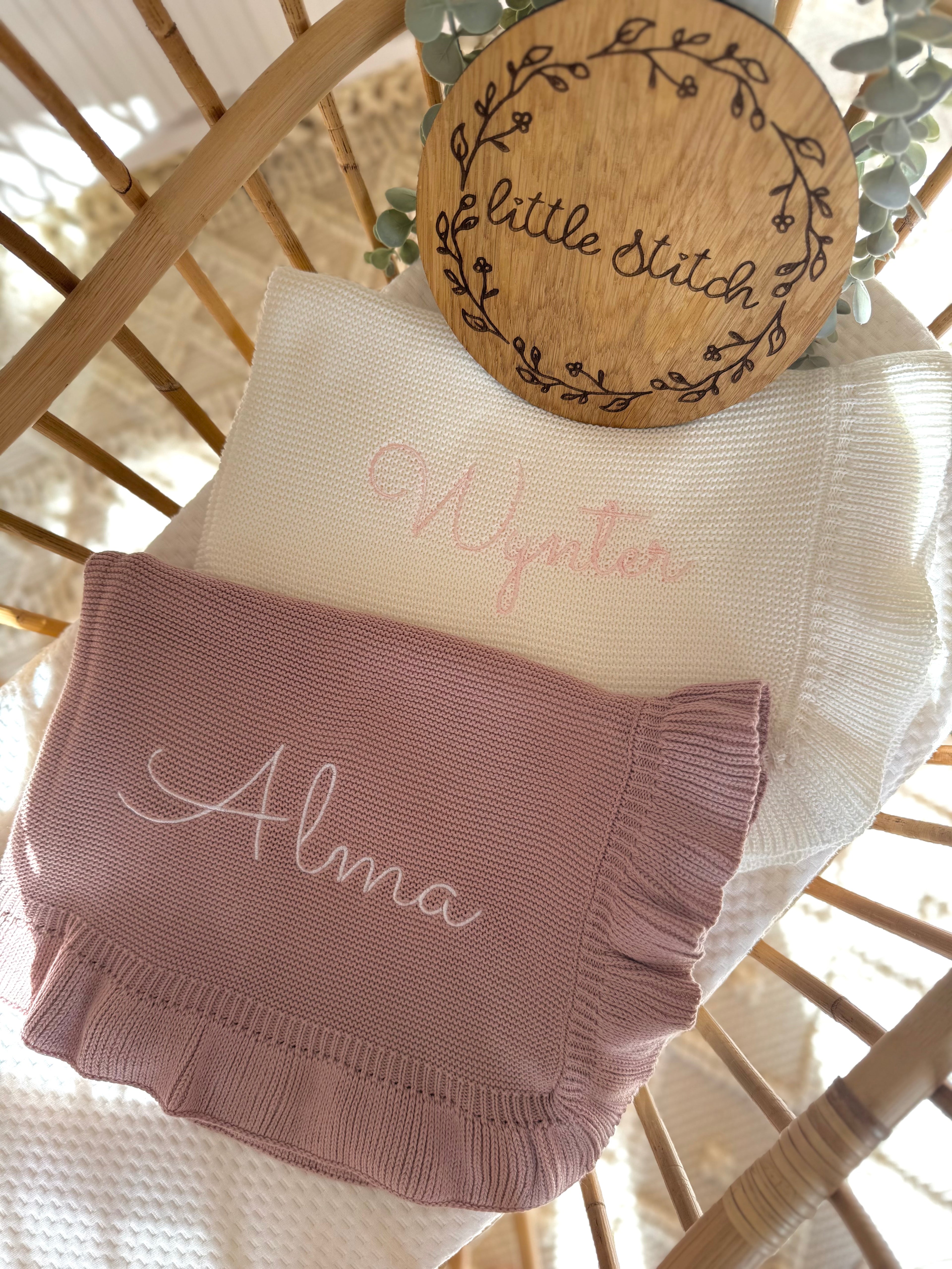 Frilly blanket - plain name