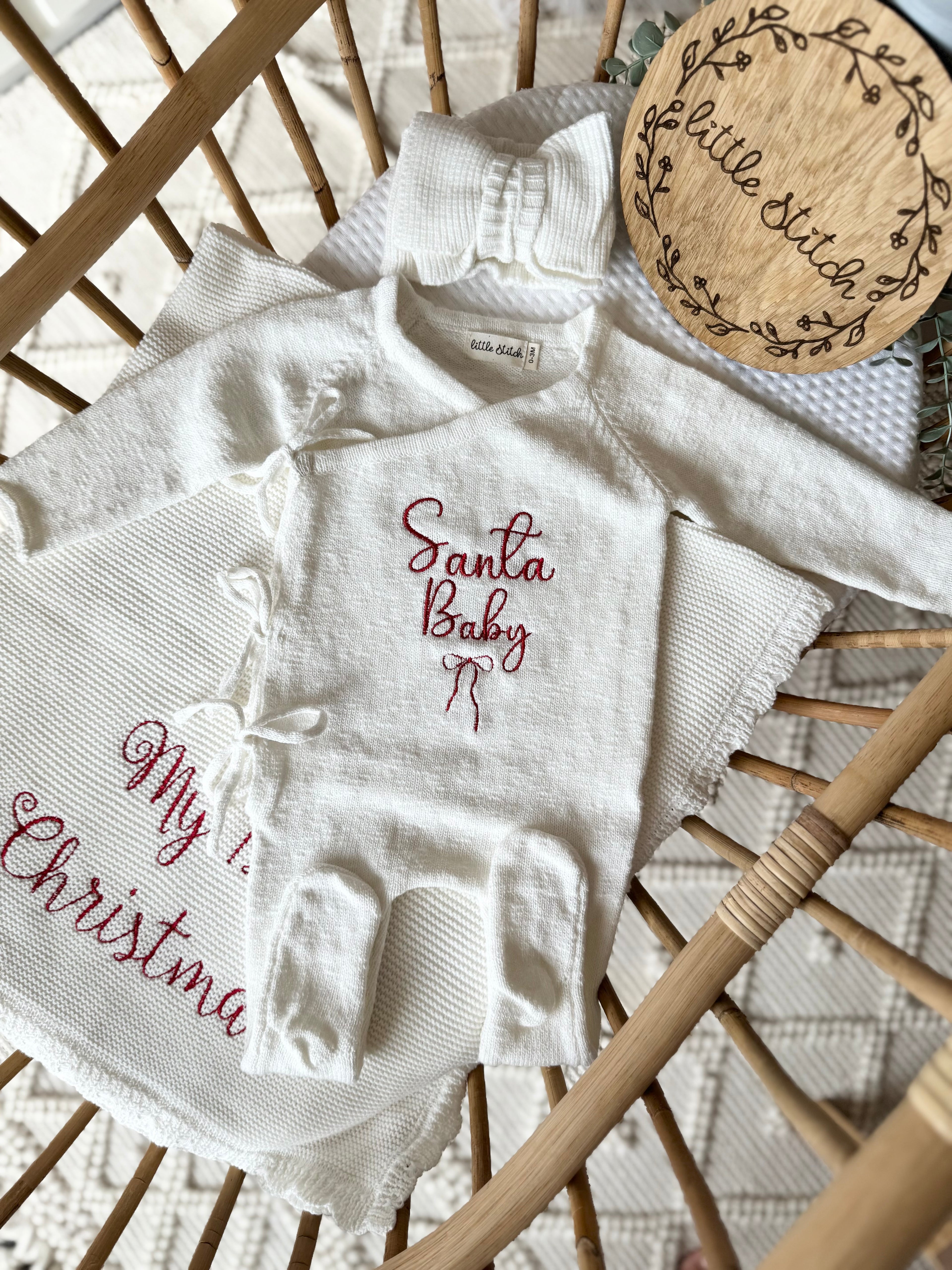 Santa baby Babygrow