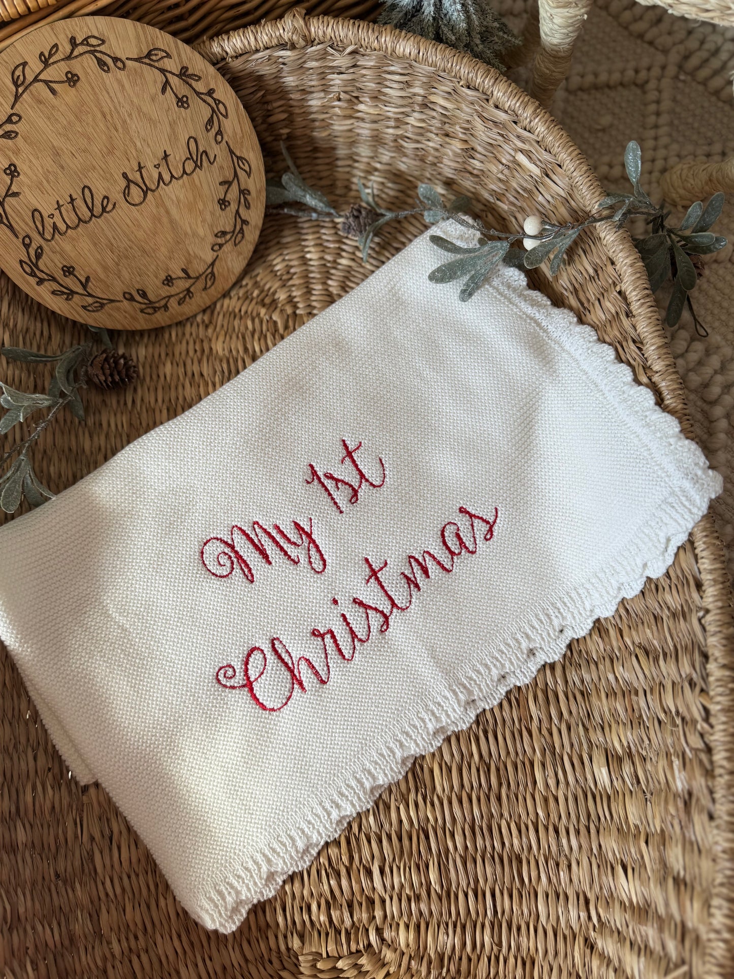 My first Christmas blanket