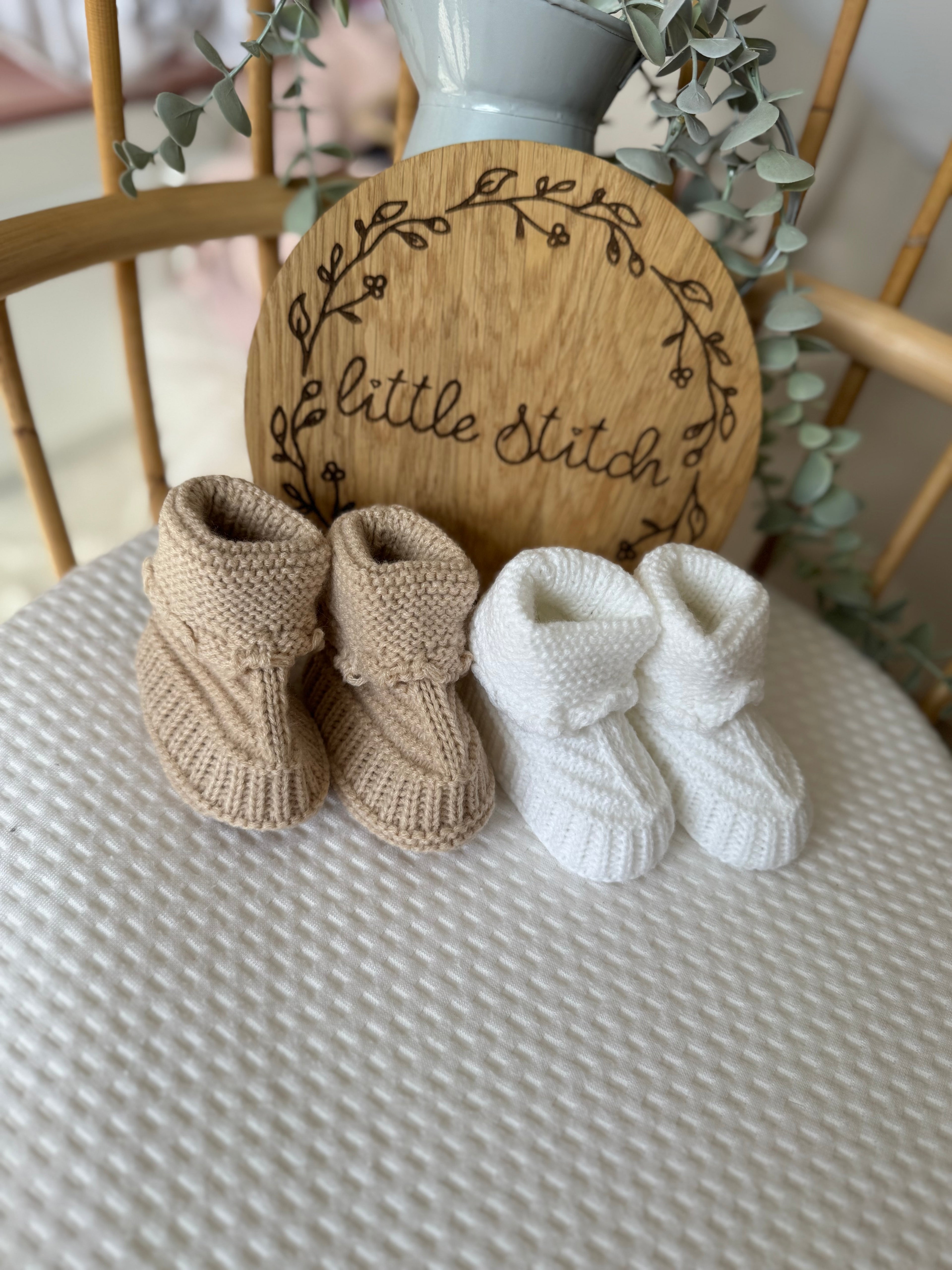 Frilly booties