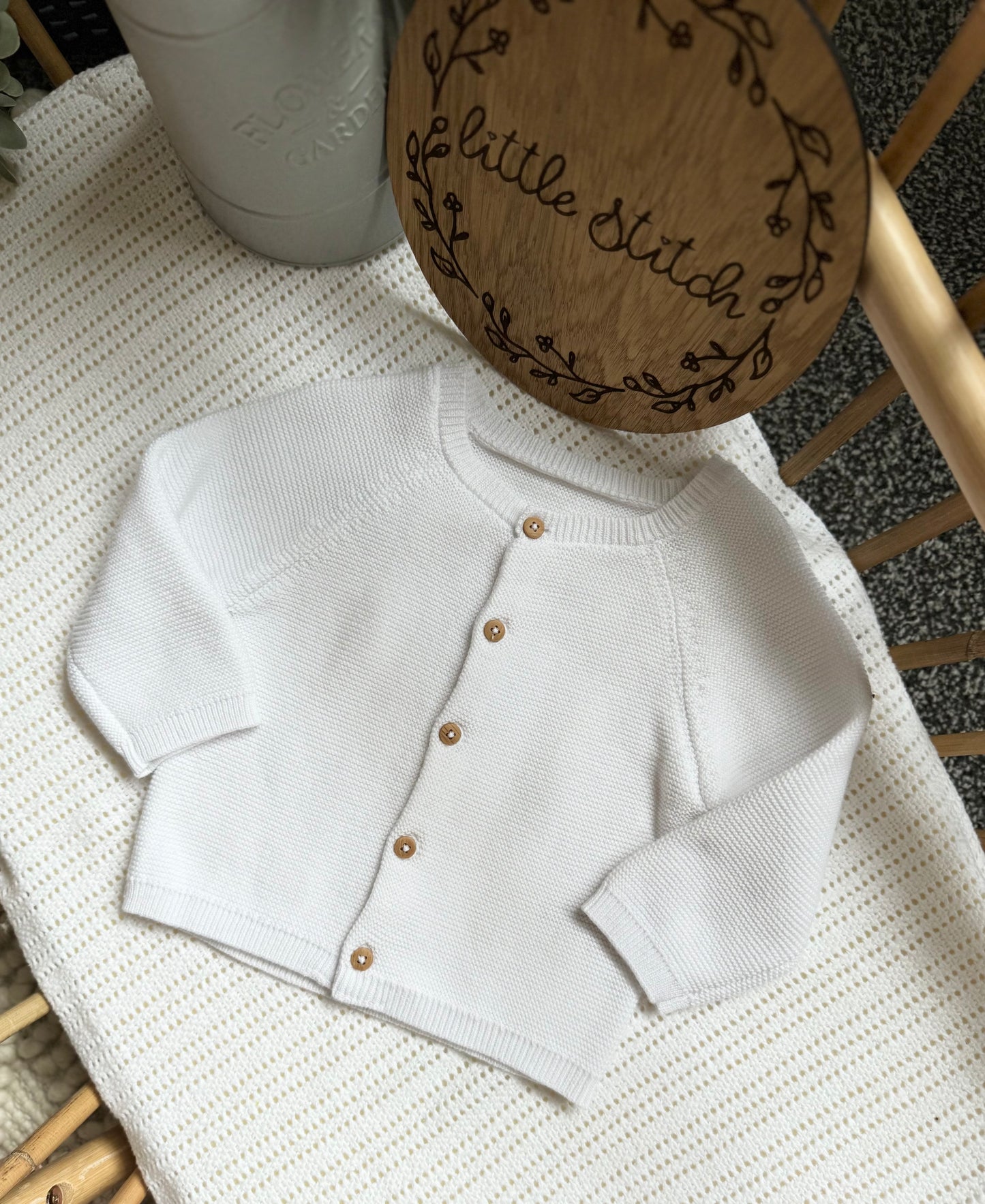 My first Christmas cardigan