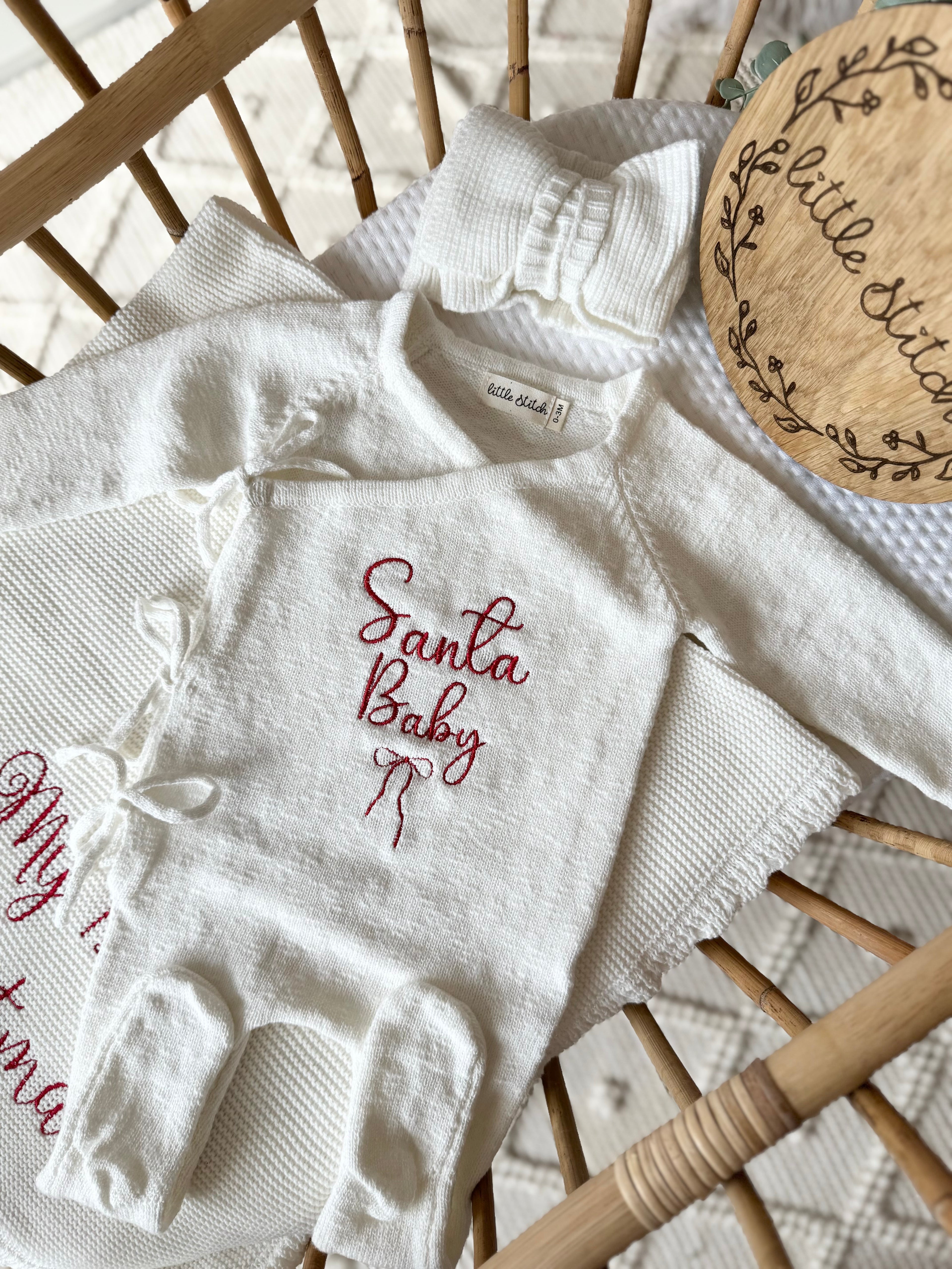Santa baby Babygrow