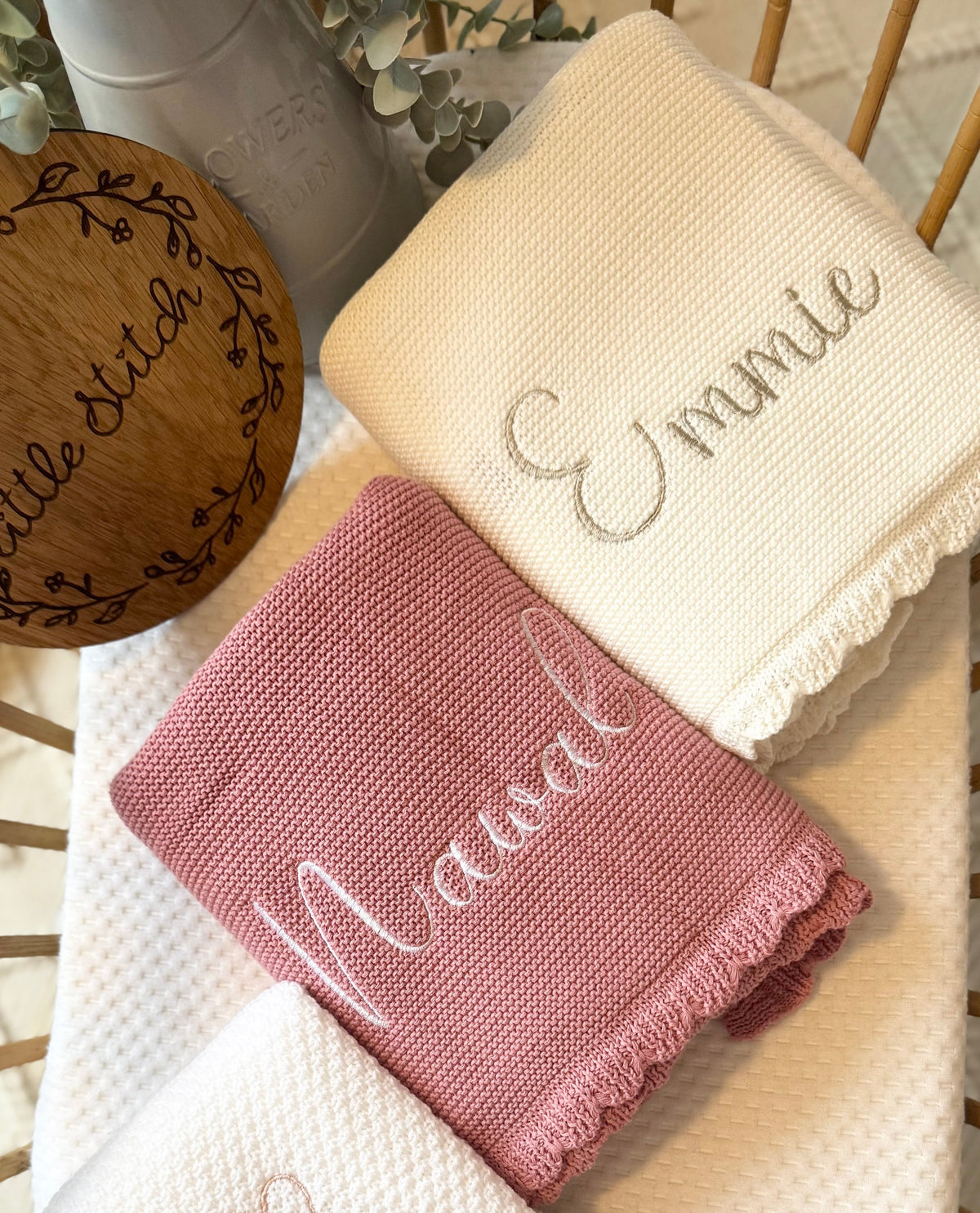 Small scallop edge blanket - plain name