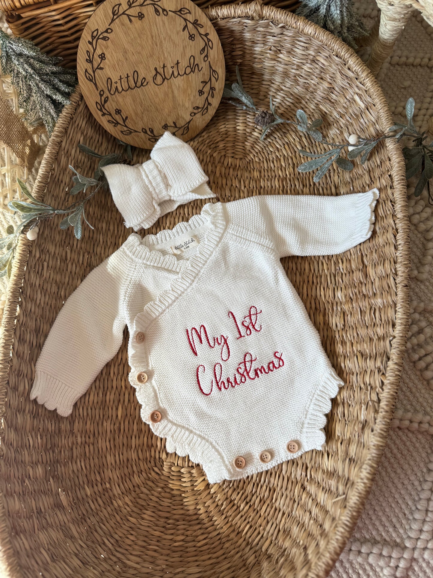 My first Christmas romper