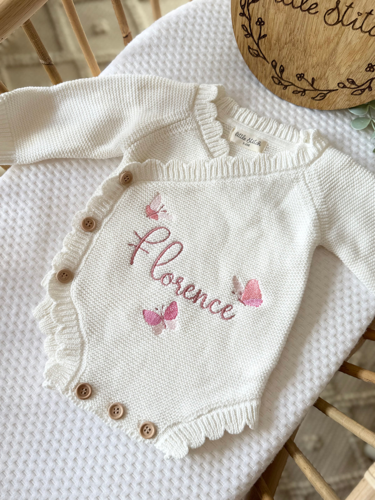 Butterfly design romper.