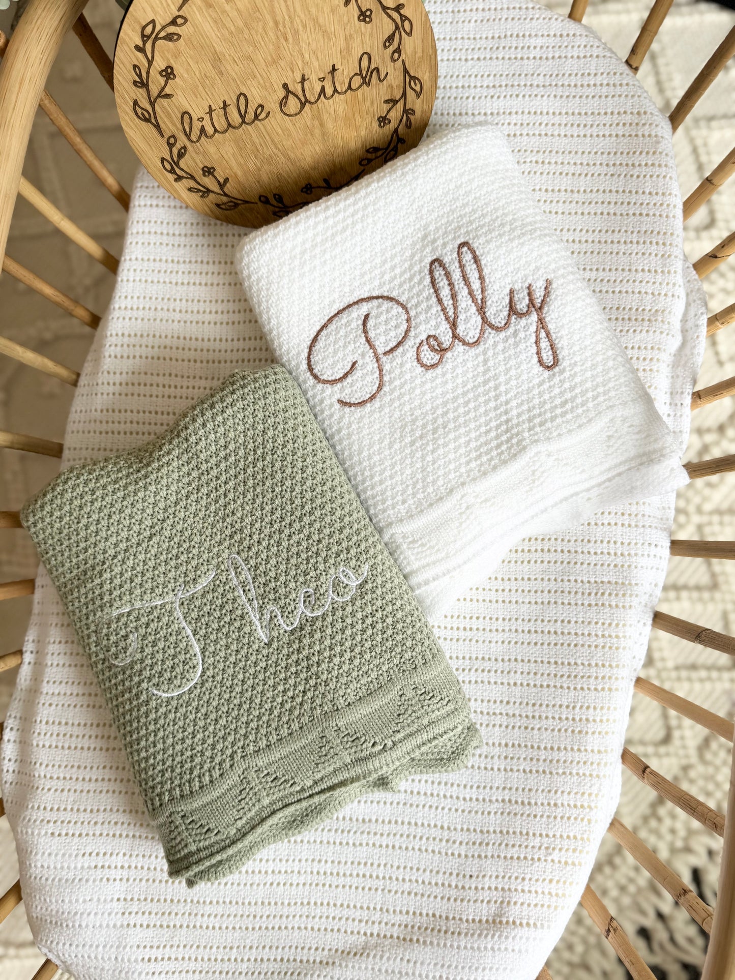 Scallop edge blanket - plain name