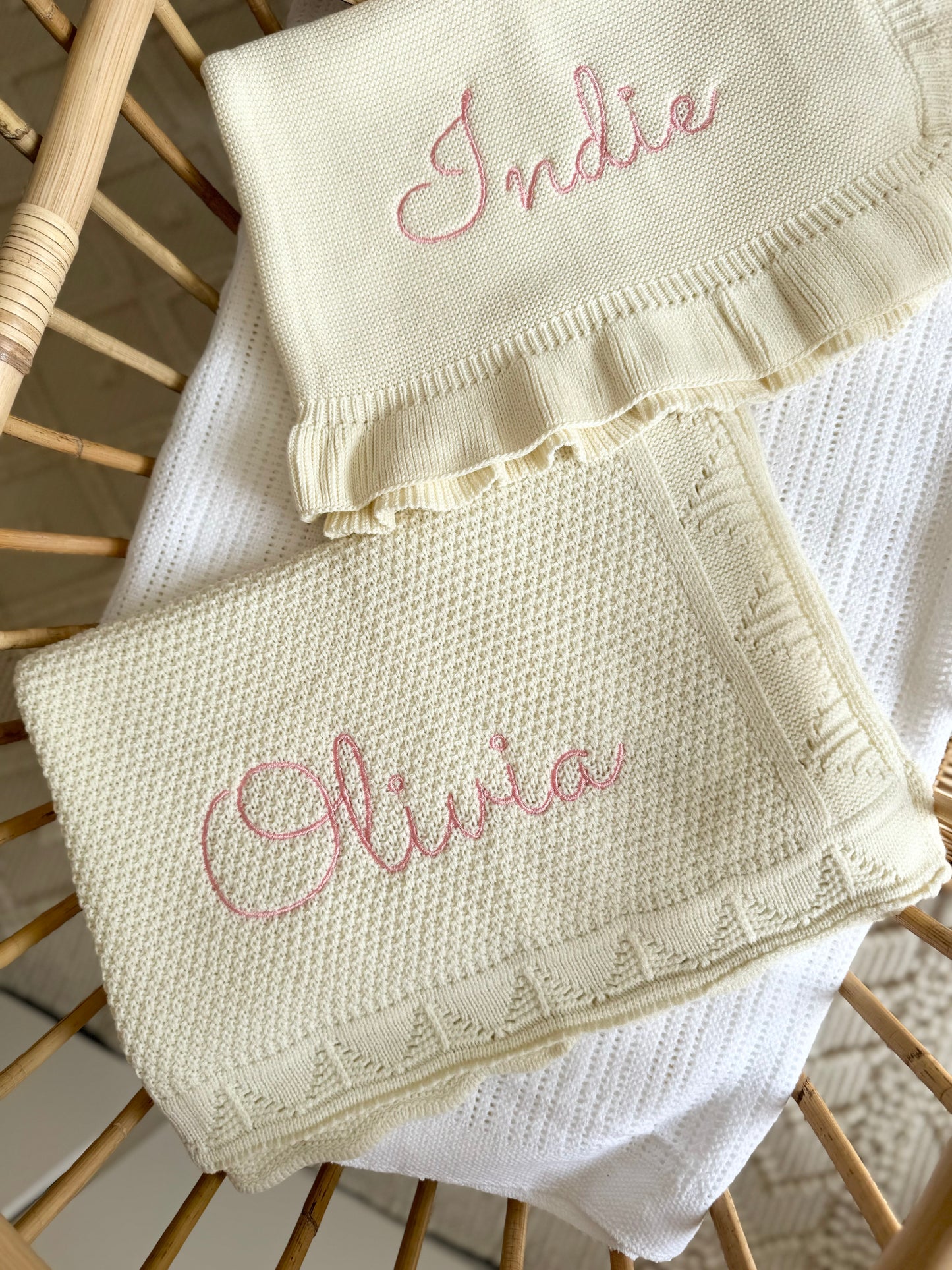 Scallop edge blanket - plain name