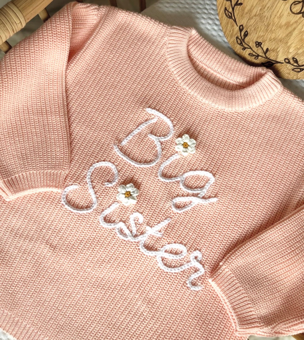 Ready to post - Big Sister jumper 4-5y