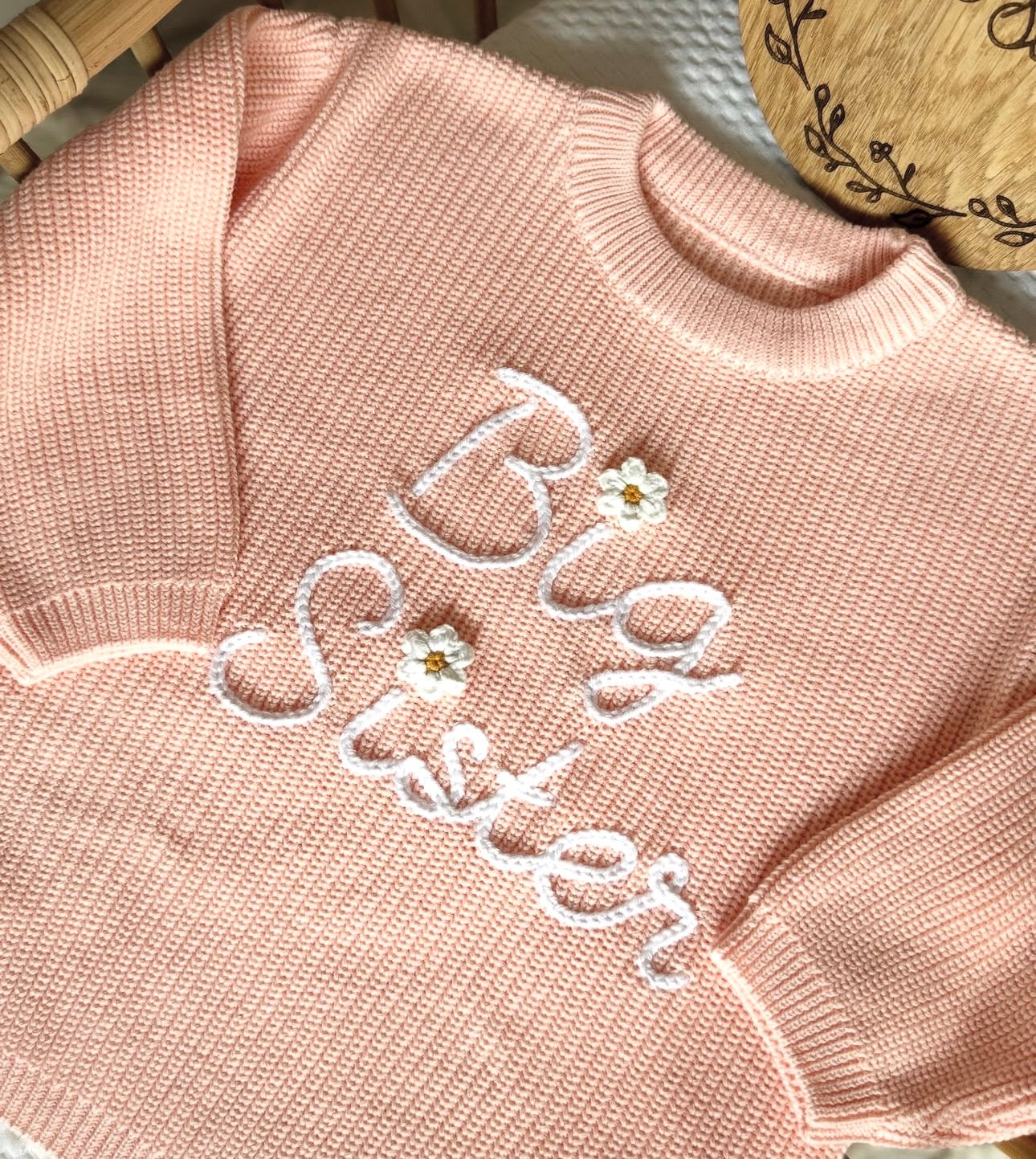 Ready to post - Big Sister jumper 4-5y