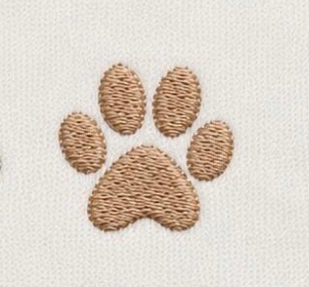 Paw print add on for stockings