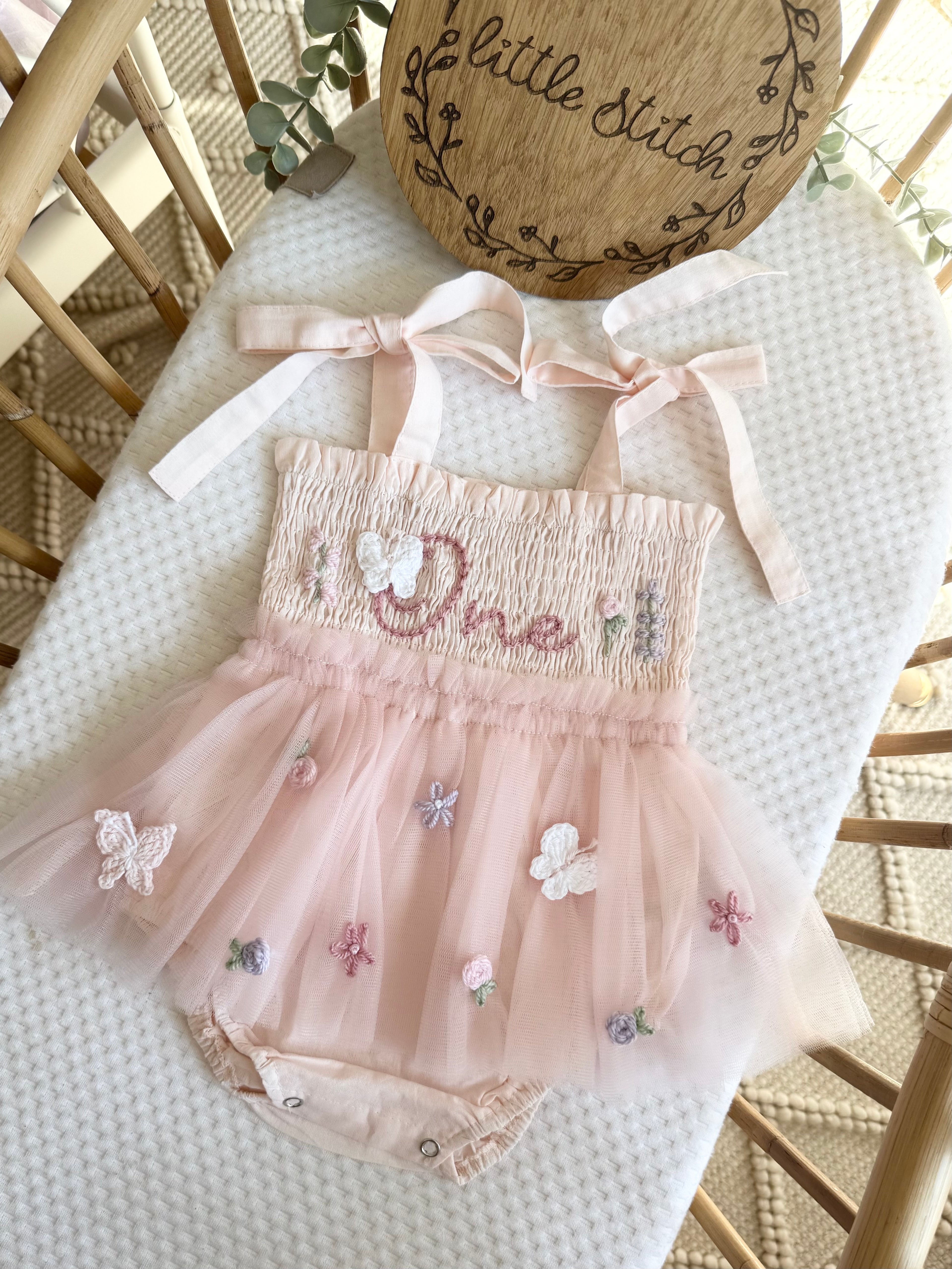 Wildflower one dress 9-12m
