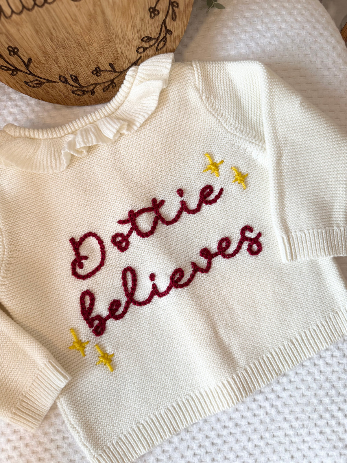 ‘Name Believes’ cardigan