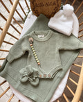 Green 5 piece set - newborn - add name to notes
