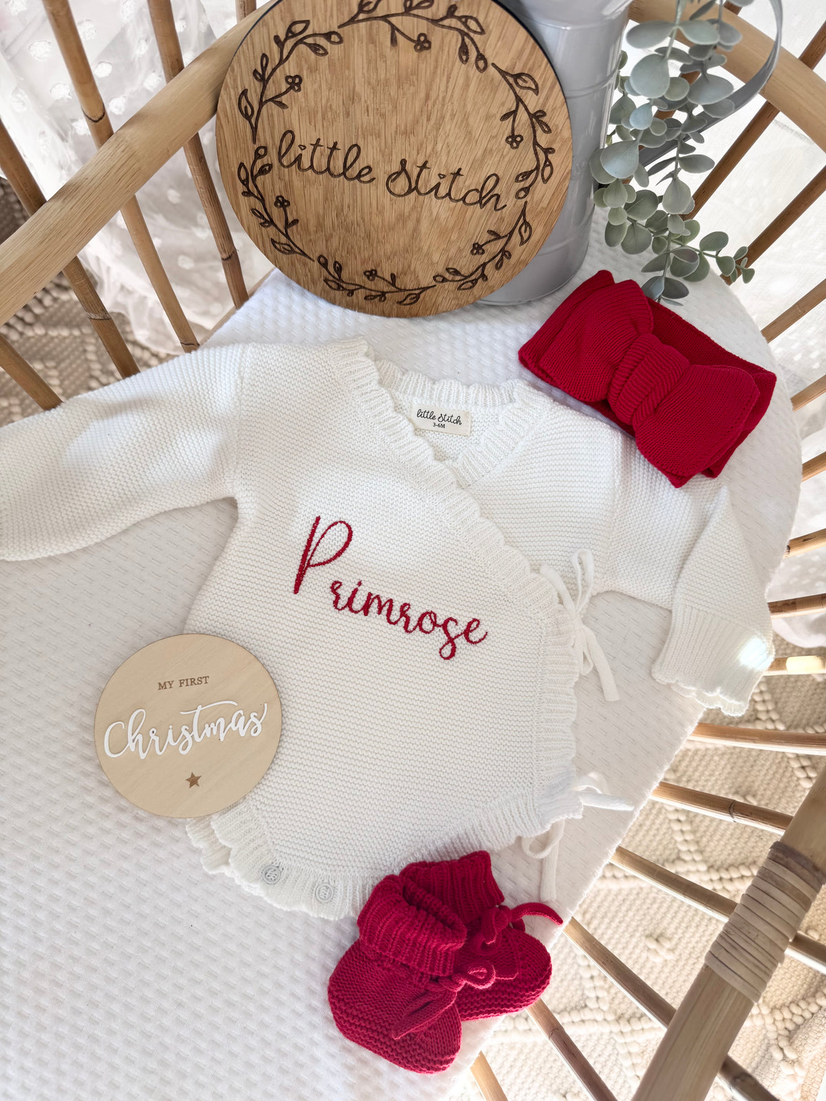 Christmas 4 piece set - name only design