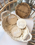 Gender reveal plaque bundle