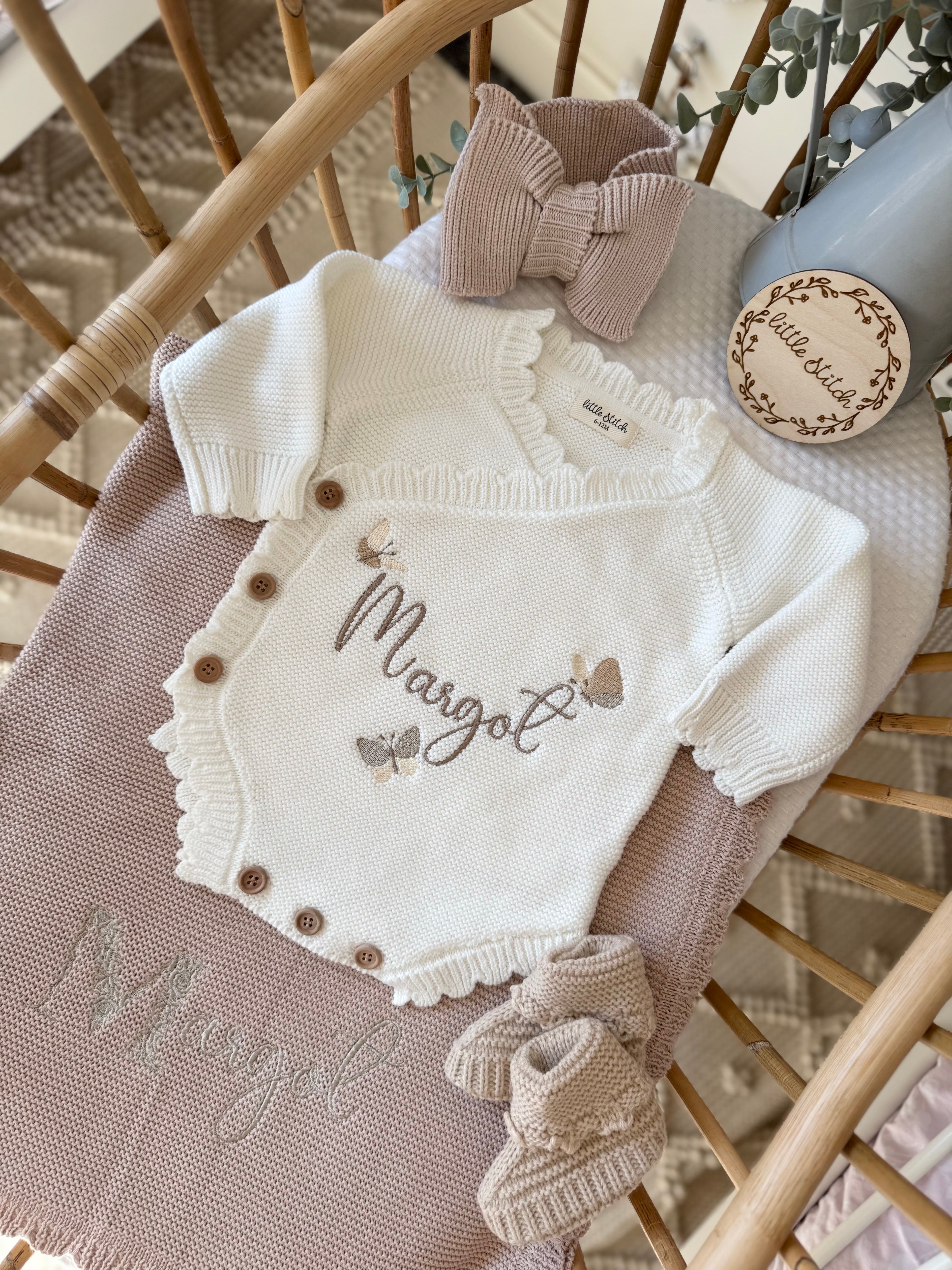 Butterfly design romper.