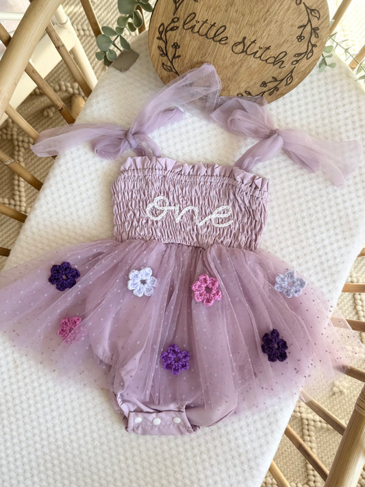Purple dress 9-12m