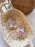 Thin headband bows - lace detail