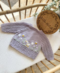 Duck theme cardigan 3-6m - (NO NAME INCLUDED- add on the name listing extra)