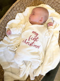 My first Christmas Babygrow