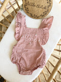 Rose one romper 12-18m