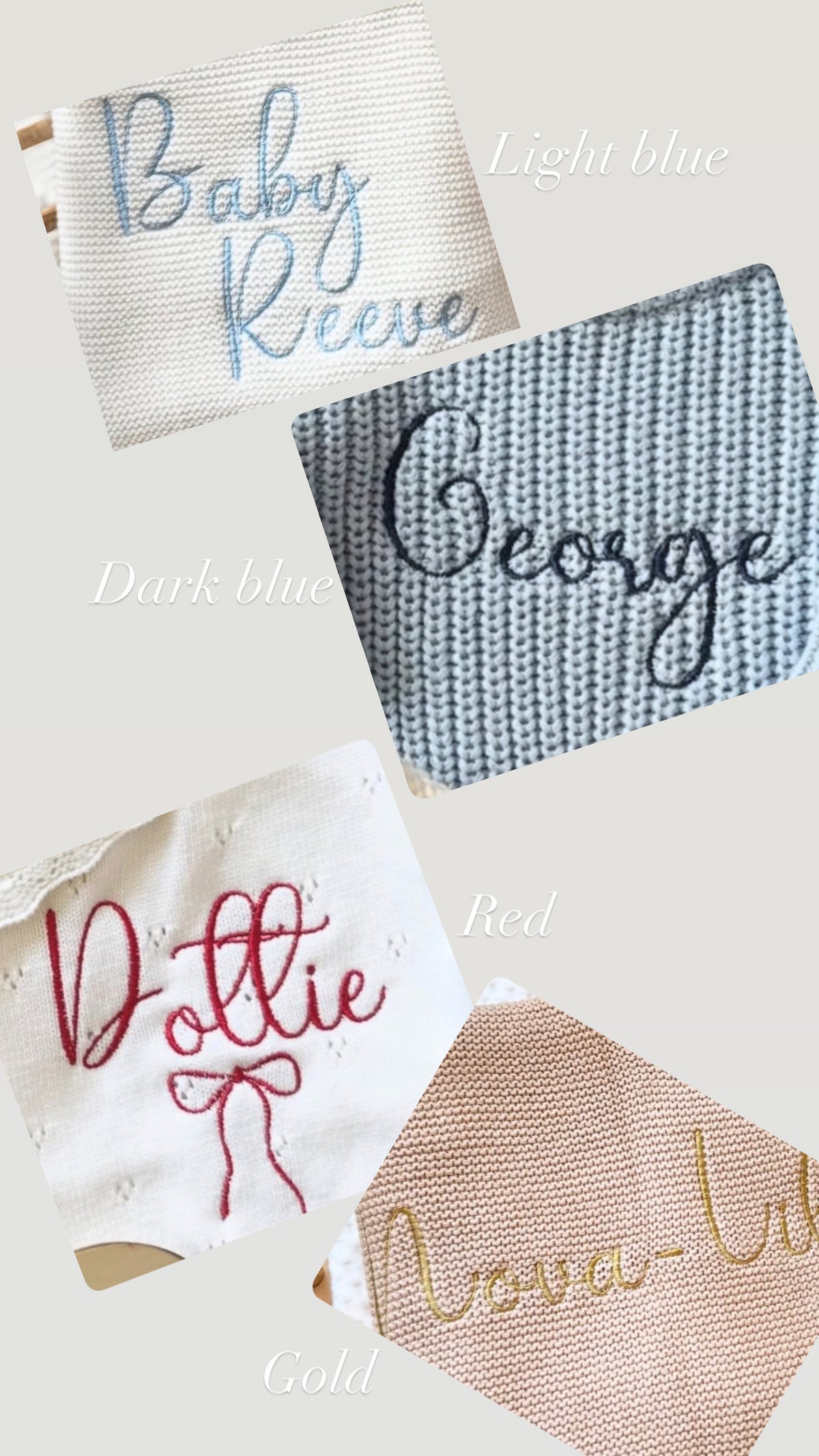 Plain name - pointelle blanket