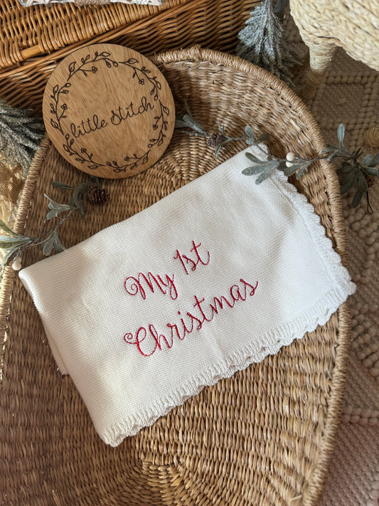 My first Christmas blanket