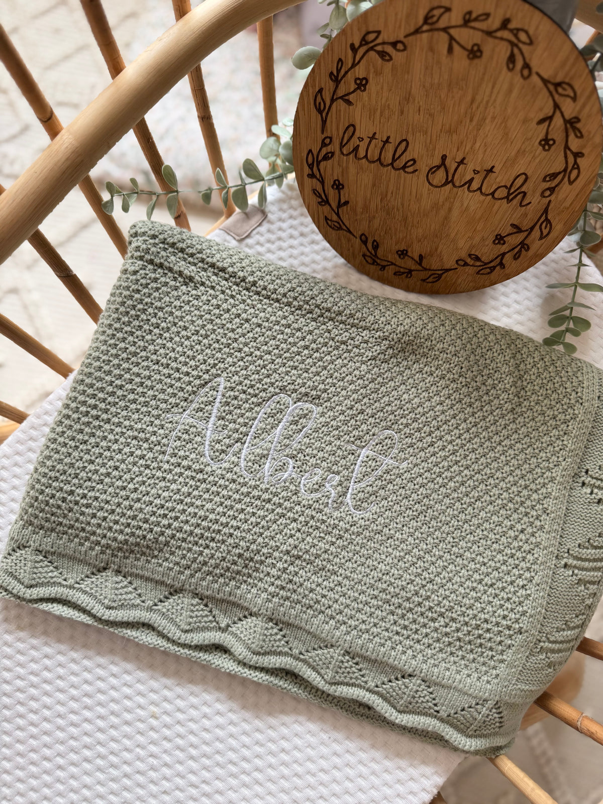 Scallop edge blanket - plain name