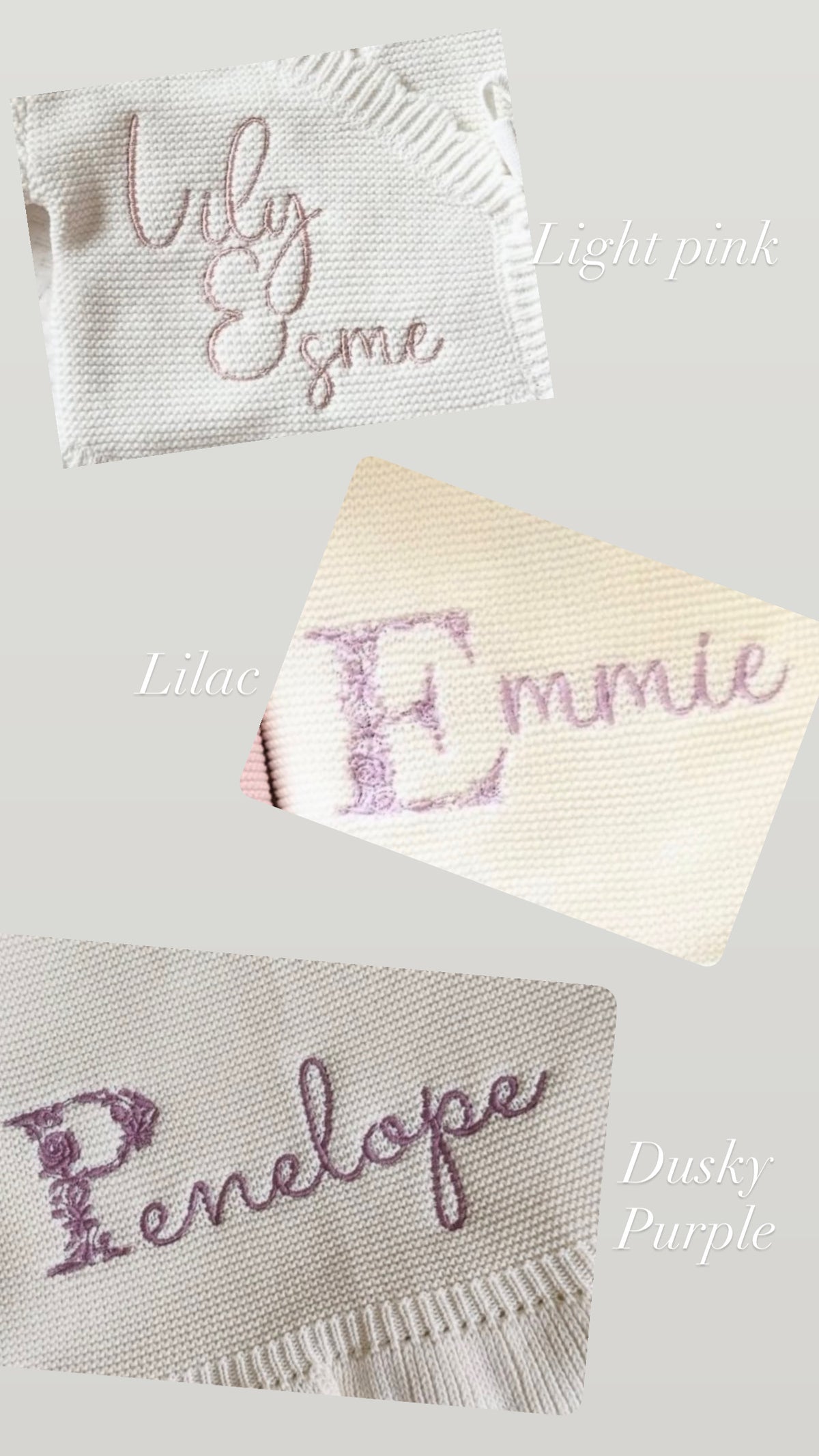 Plain name - pointelle blanket