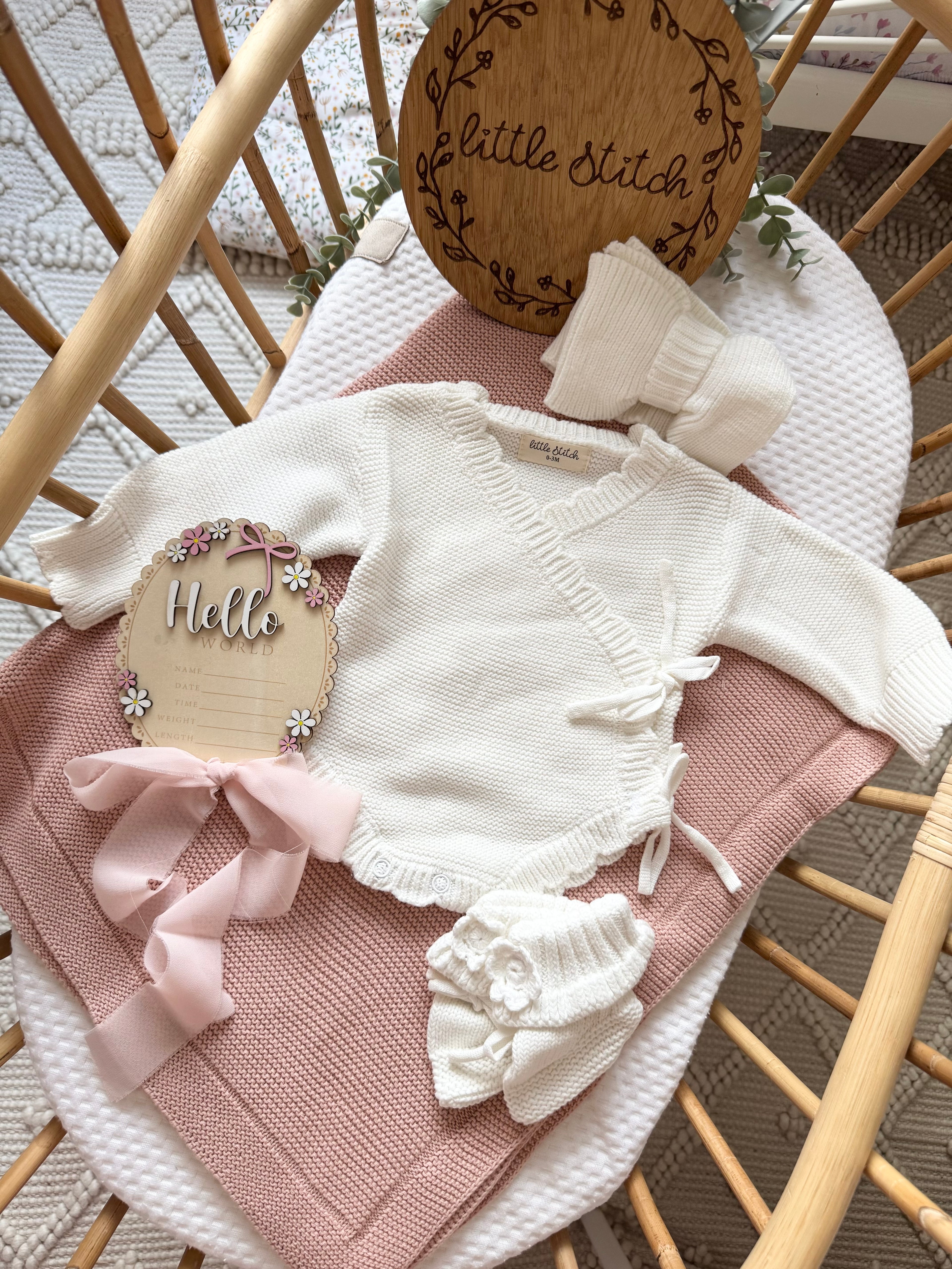 Pink 5 piece set - add name to notes