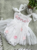 White crochet dress