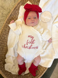 My first Christmas romper