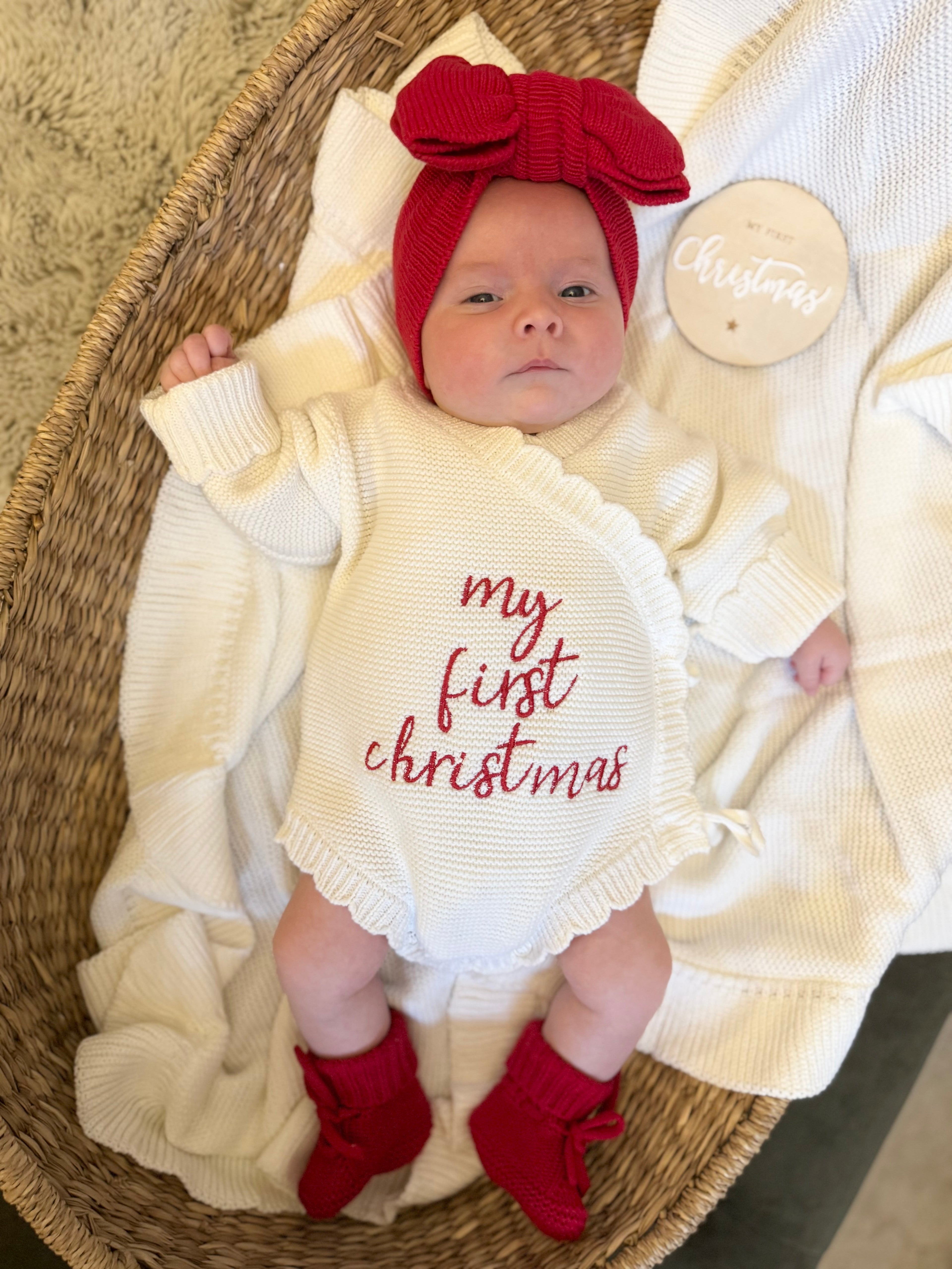 My first Christmas romper