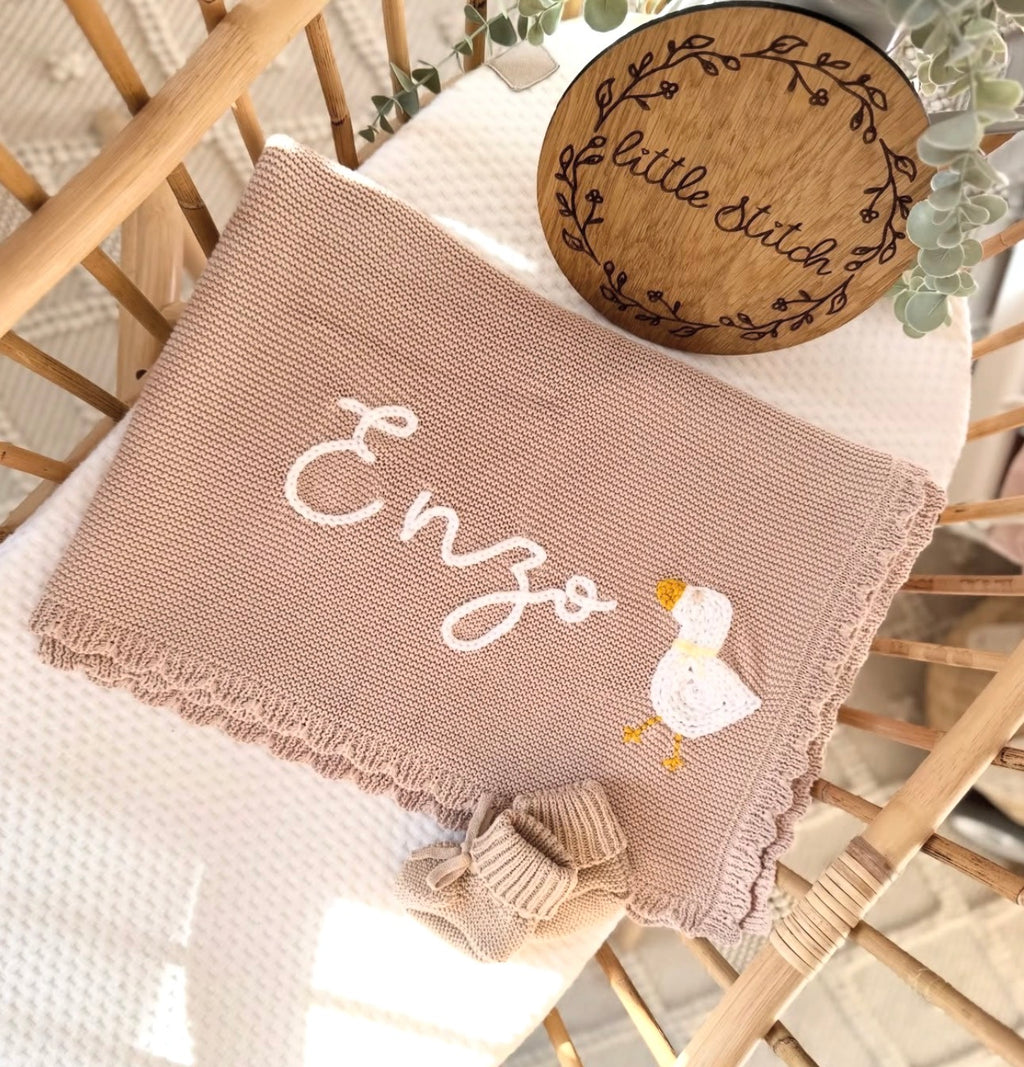 Duck blanket - add name to notes (2-3 weeks turnaround)