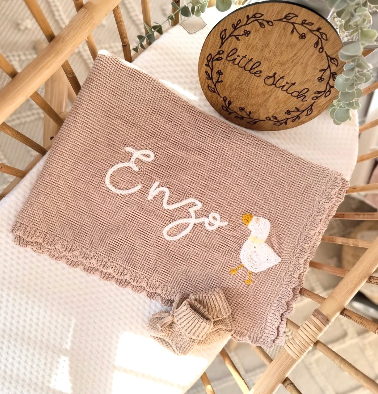 Duck blanket - add name to notes (2-3 weeks turnaround)
