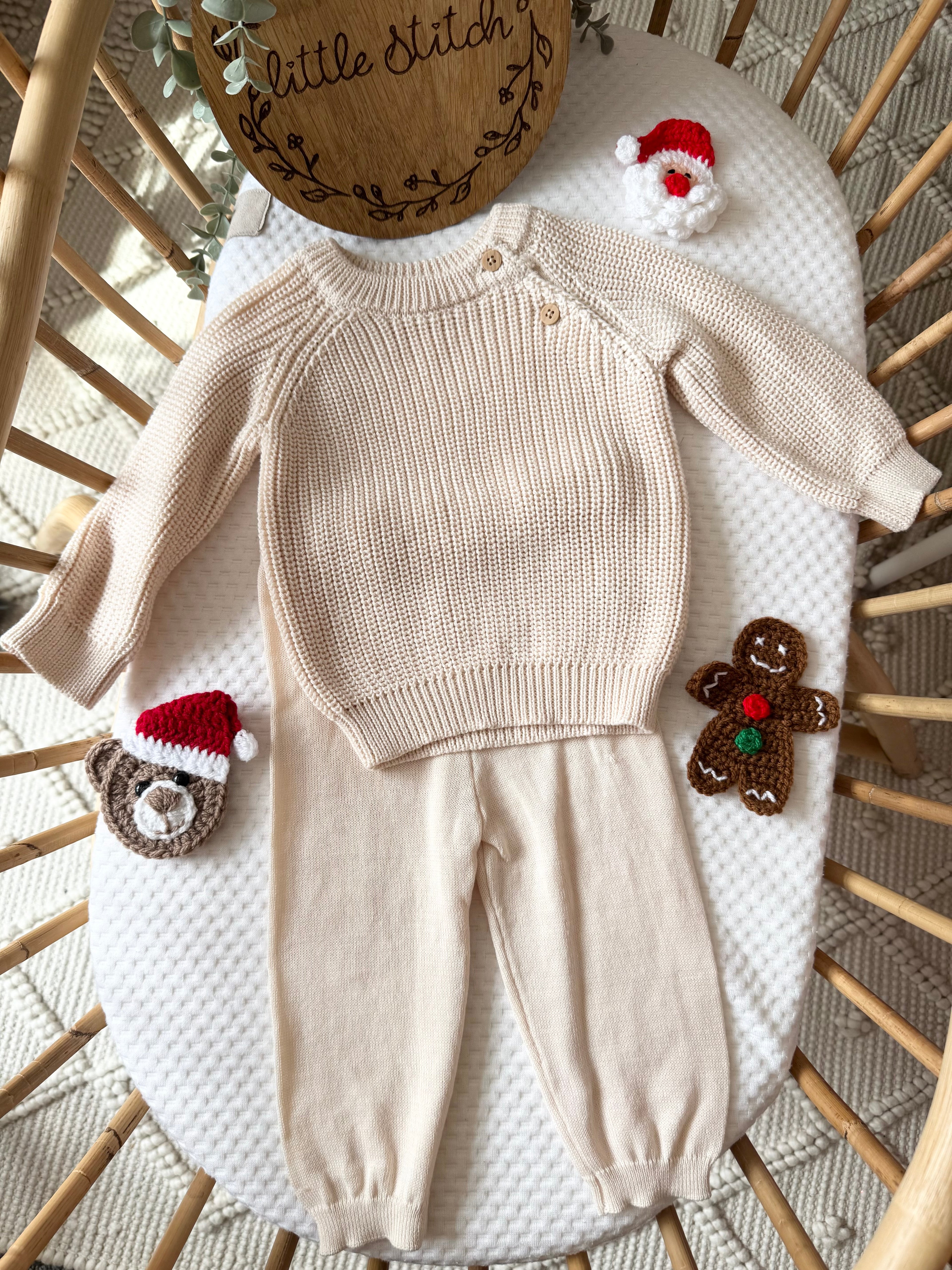 Jumper set - 1 name only - option to add decal separately (red for the name)