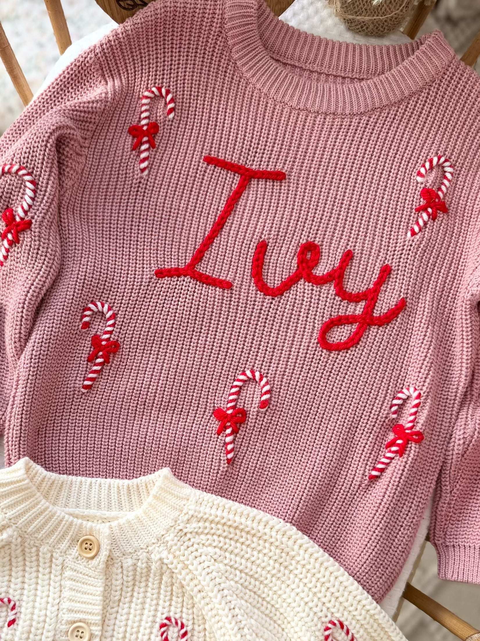 Candy cane jumper - 1 single name
