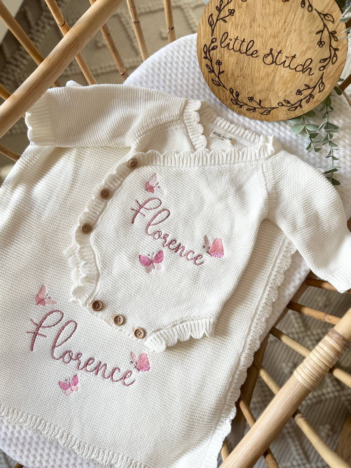 Butterfly design romper.