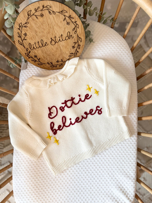 ‘Name Believes’ cardigan