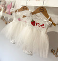 Strawberry one dress 6-12m