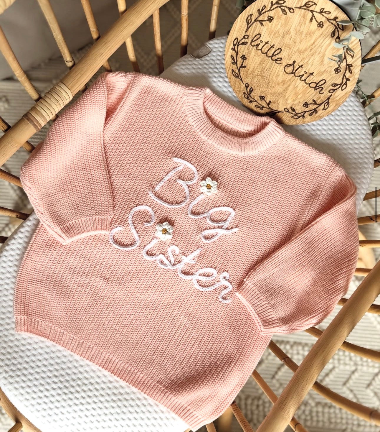 Ready to post - Big Sister jumper 4-5y
