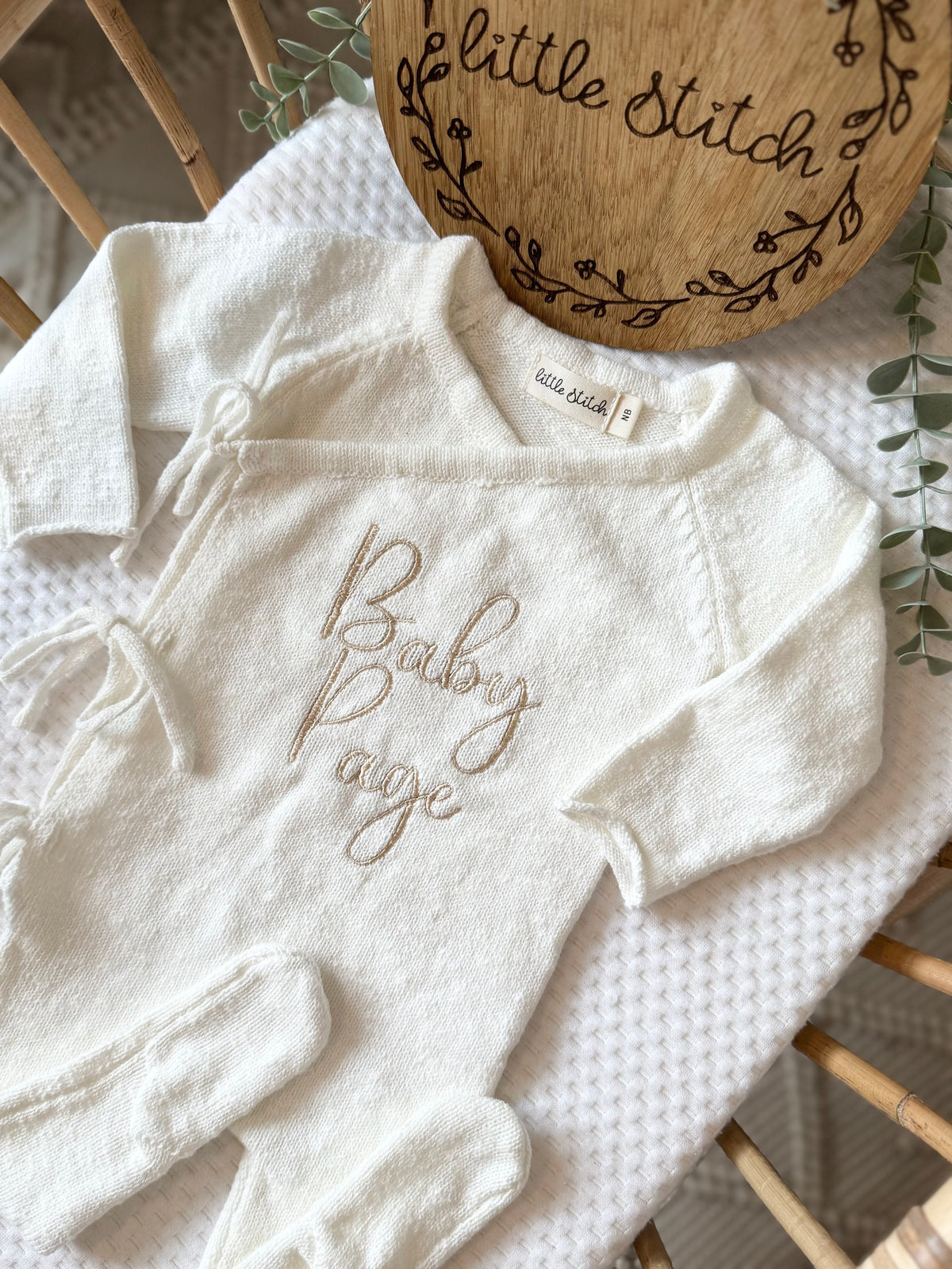 Baby announcement Babygrow.