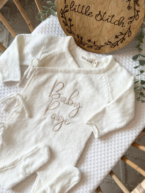 Baby announcement Babygrow.