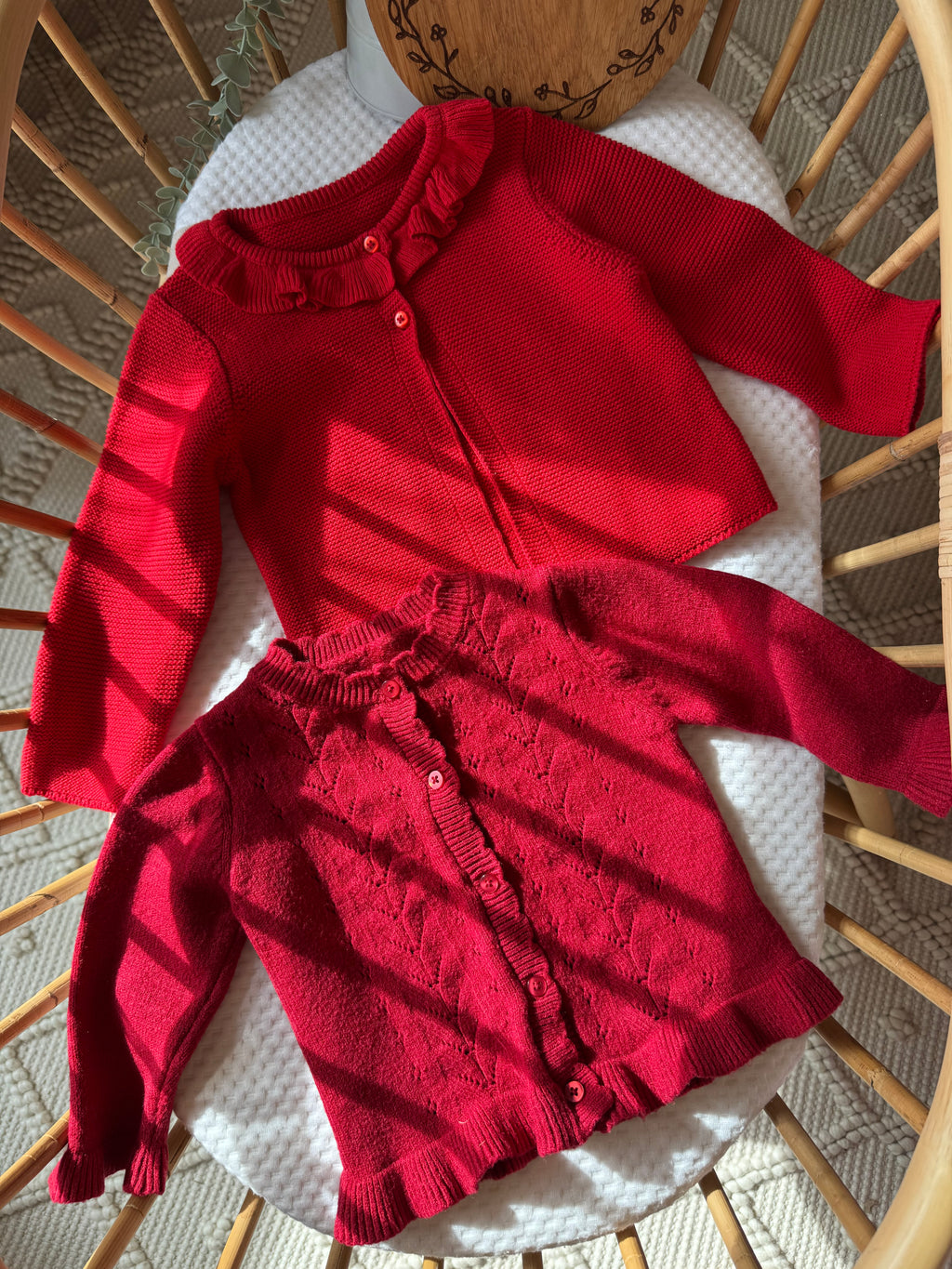 Christmas fairy cardigan - includes 1 name (peplum style cardi is bigger fitting)
