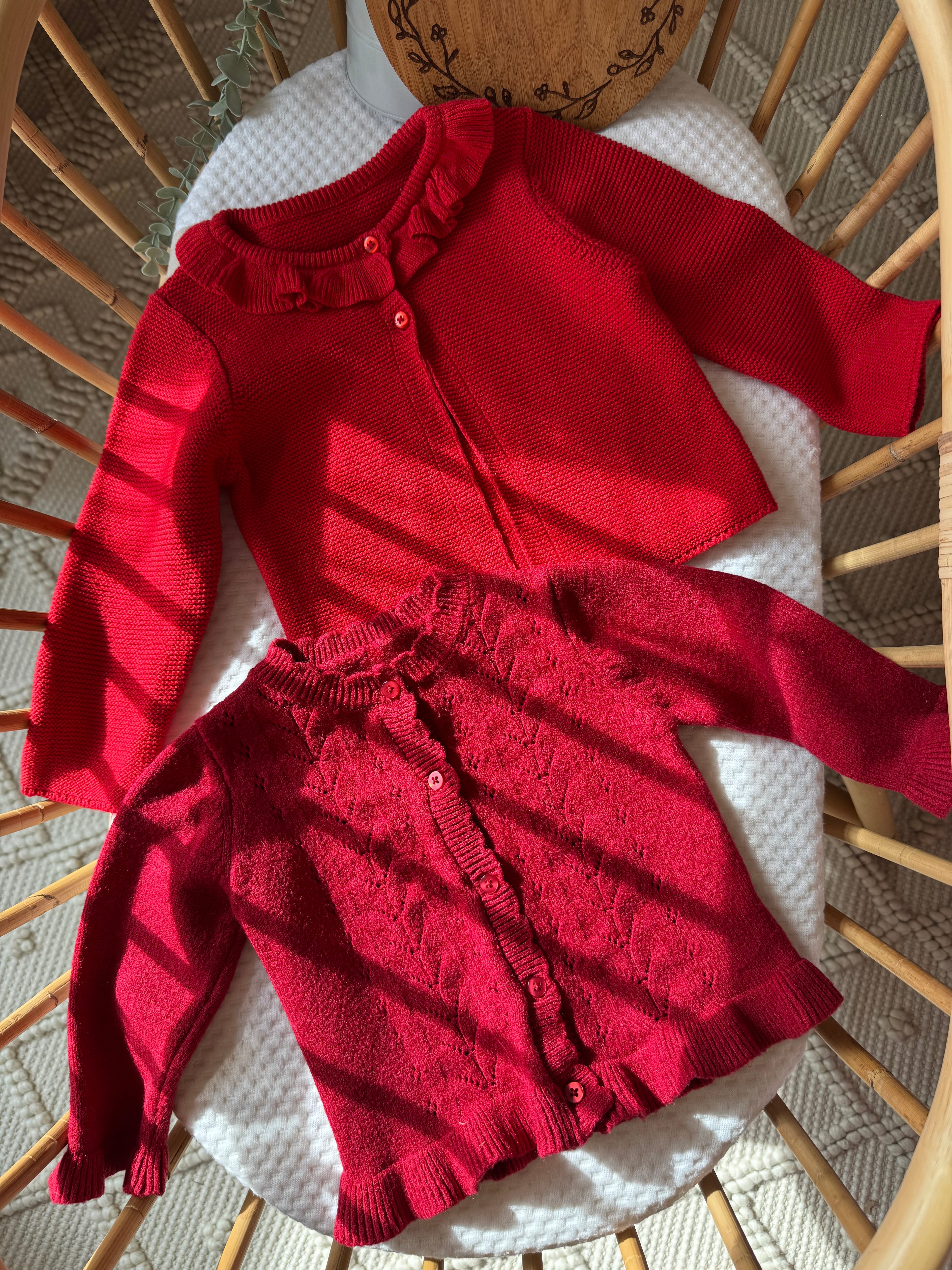Christmas fairy cardigan - includes 1 name (peplum style cardi is bigger fitting)