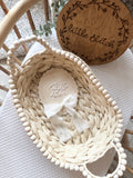 Hello world chiffon bow plaque