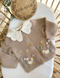 Duck theme cardigan 2-3y (no name included add the name add on if you’d like one adding)