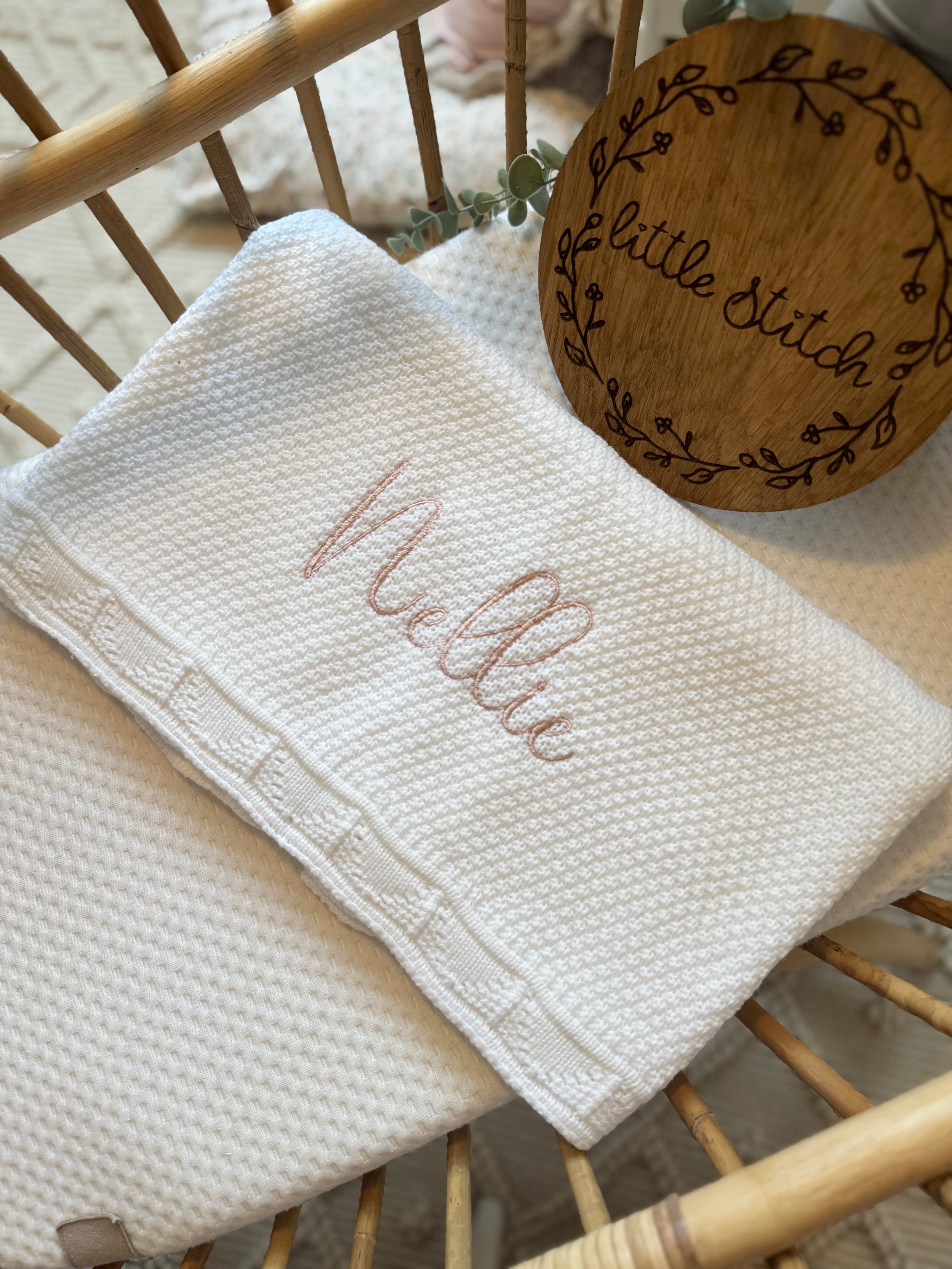 Scallop edge blanket - plain name