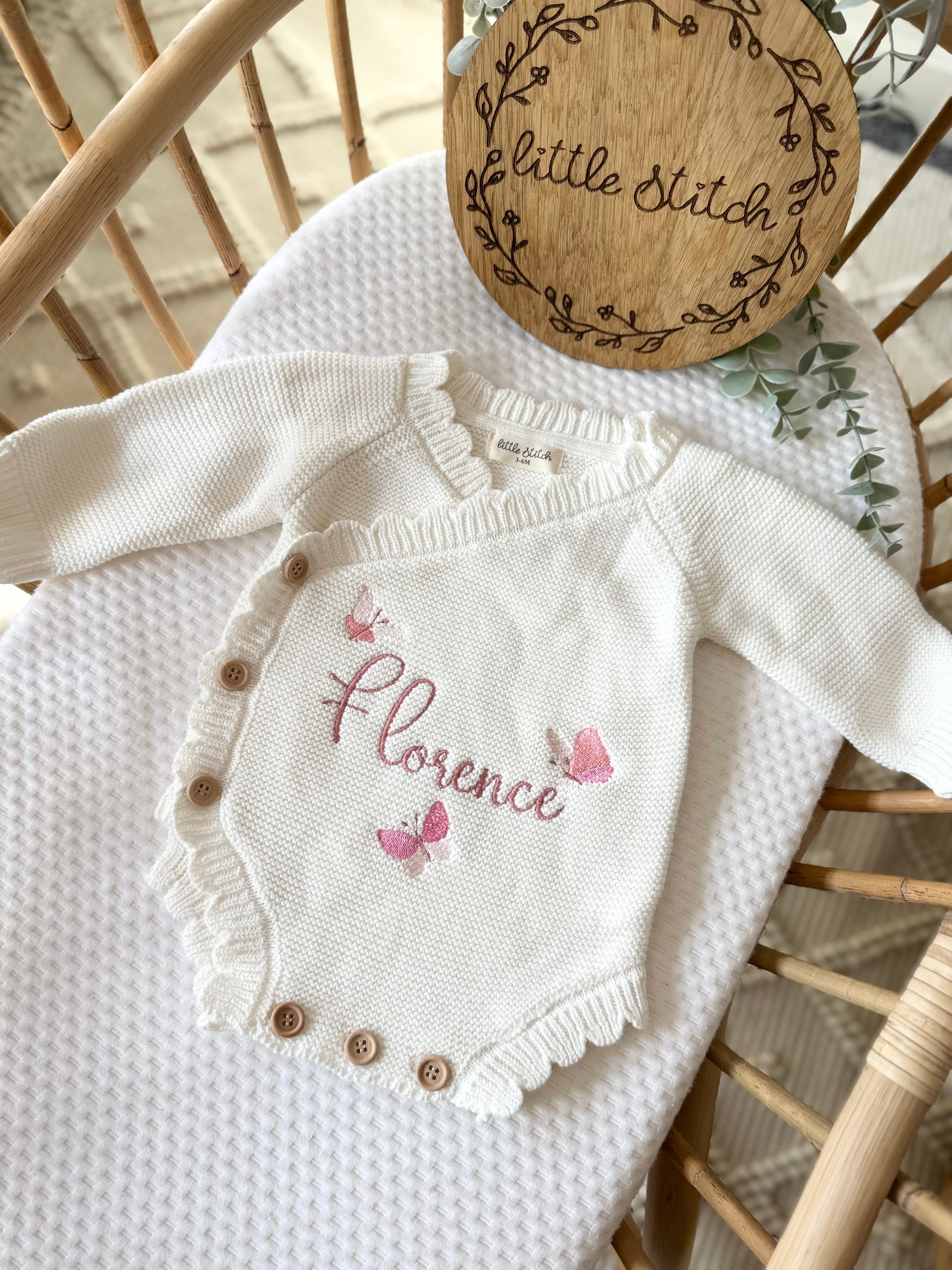Butterfly design romper.
