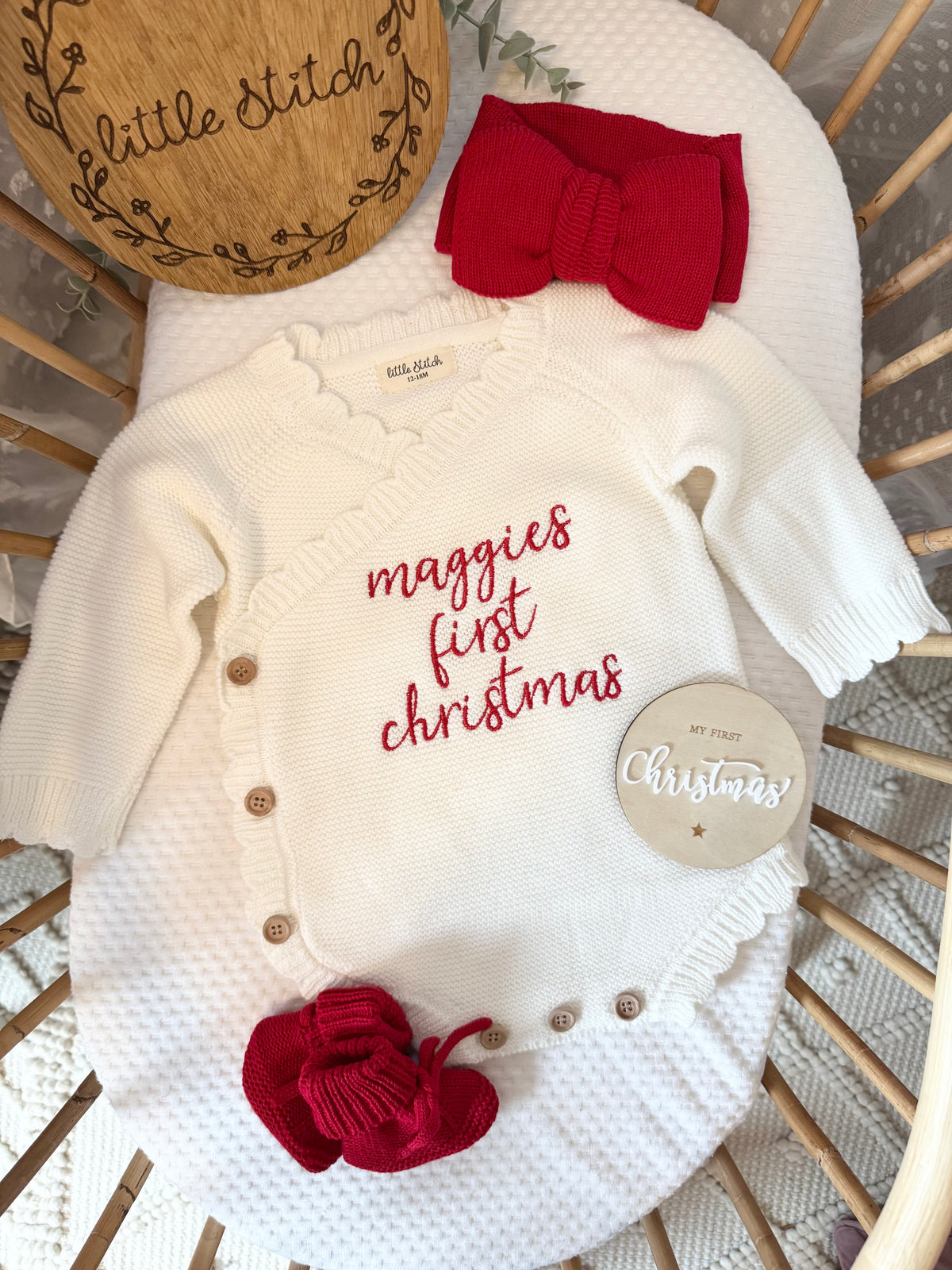 My first Christmas romper